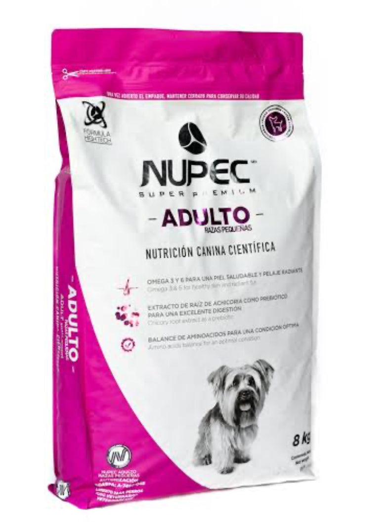 Nupec adulto razas pequeñas