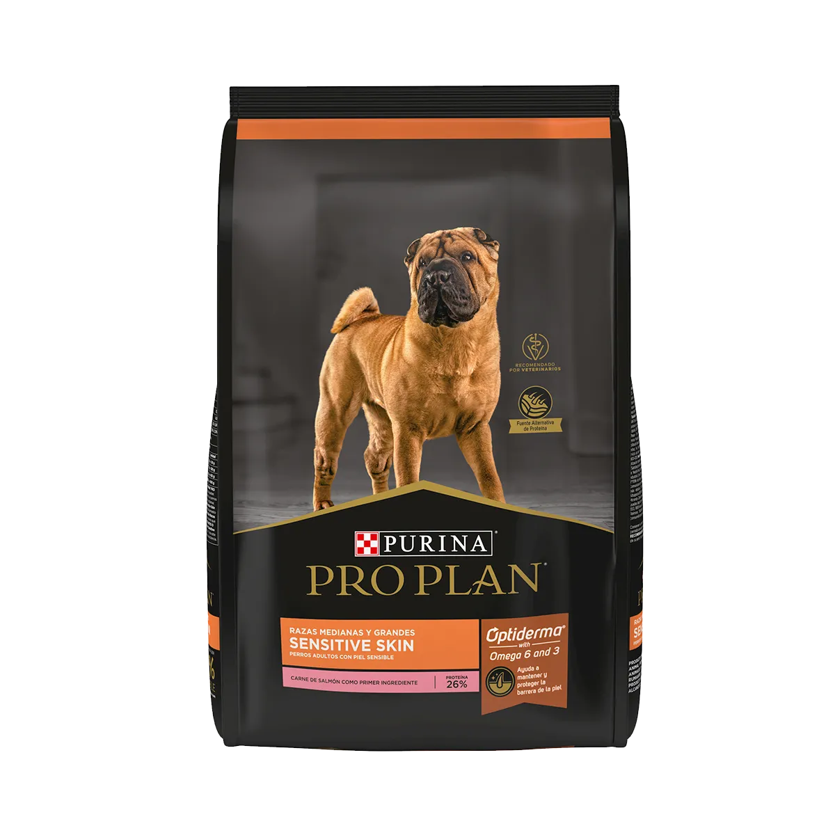Proplan adulto raza M/G SENSITIVE SKIN CON OPTIDERM