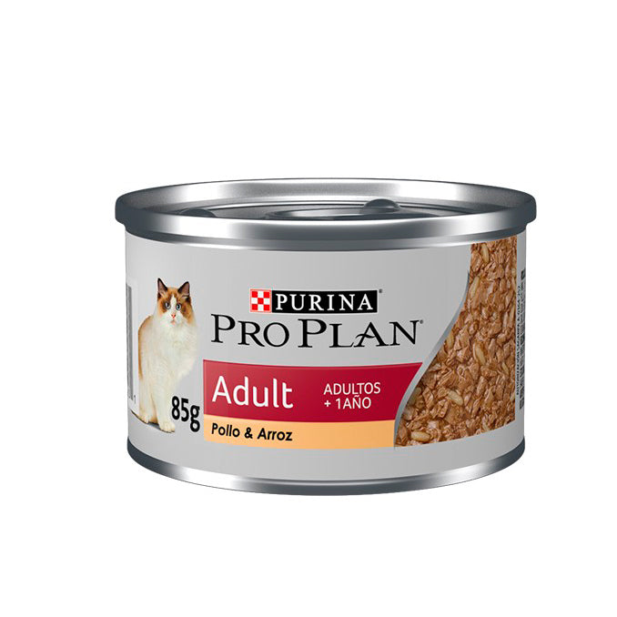 Proplan gato adulto lata sabor pollo y arroz 3 Oz